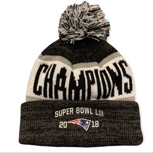 New England Patriots Super Bowl LIII Pom Hat New and Never Worn - One Size